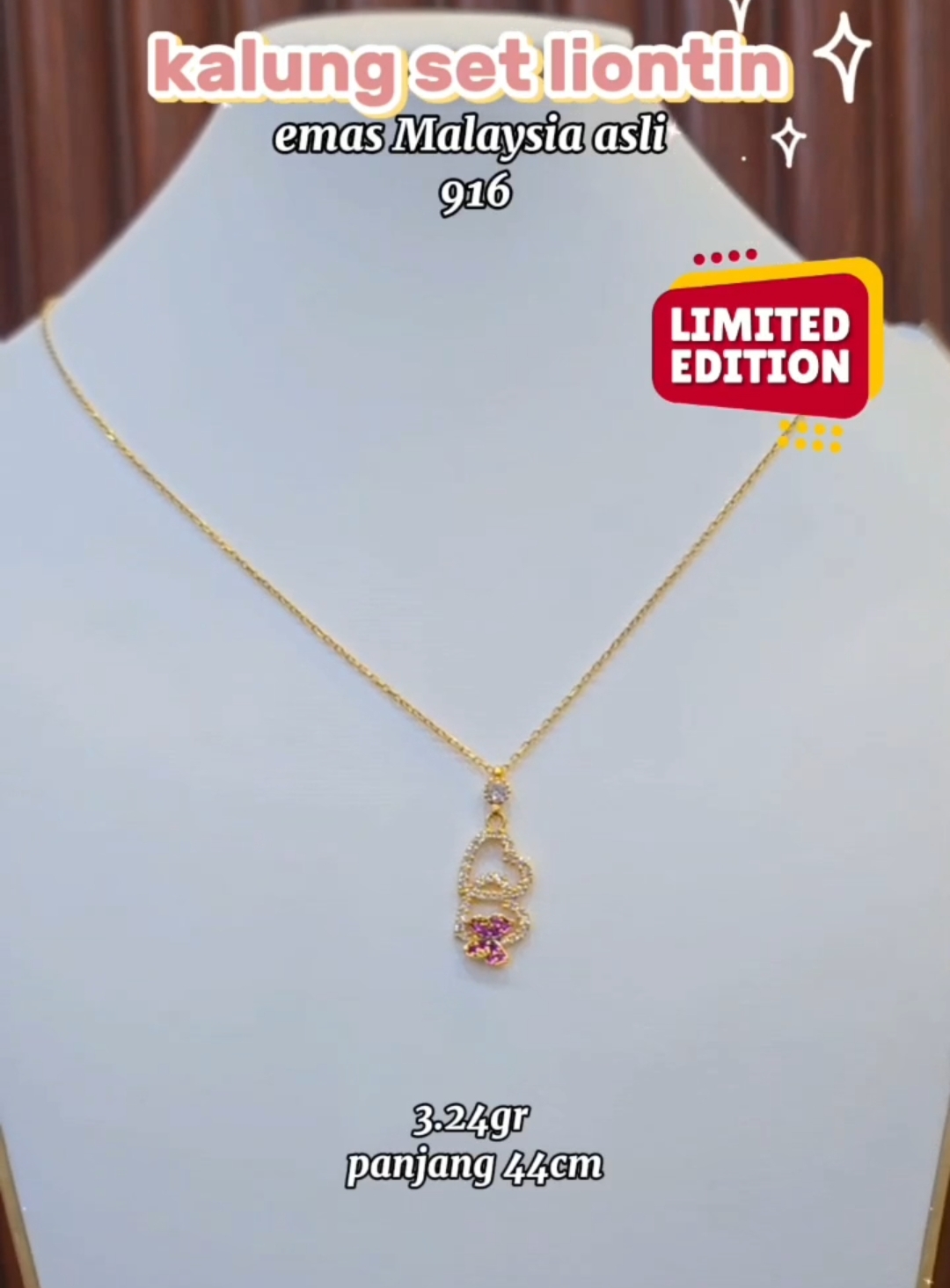 Kalung Set Liontin 916