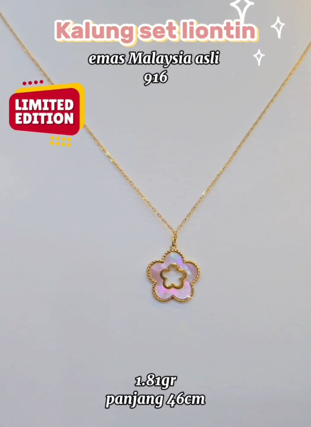 Kalung bunga sakura