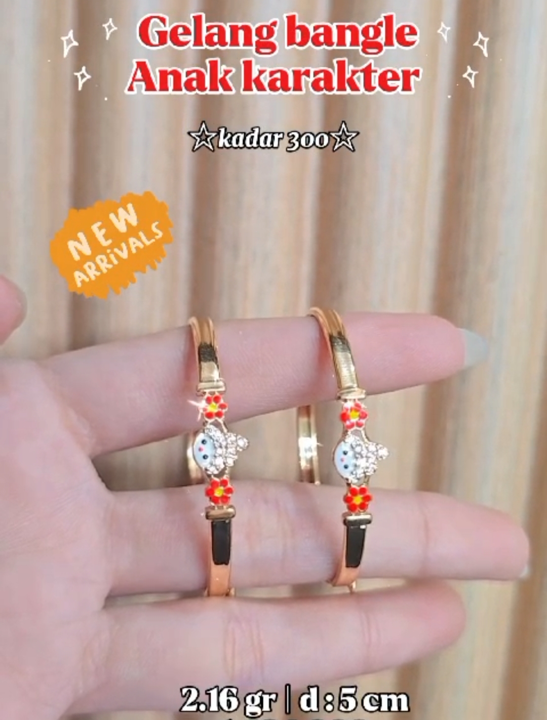 Bangle Cute Bloomy Bear 6k