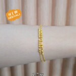 Gelang biji lada kadar 75%