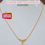 Kalung One Set Batu Kristal