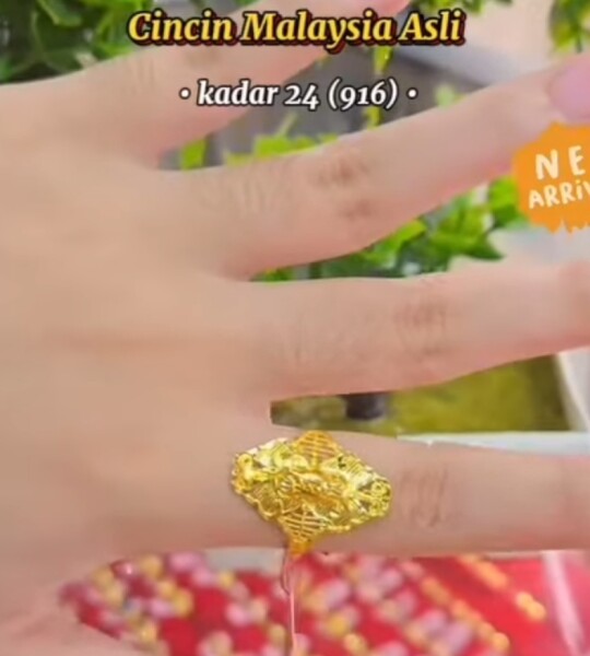 Cincin Emas Malaysia 916