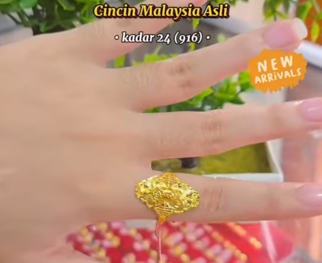 Cincin Emas Malaysia 916