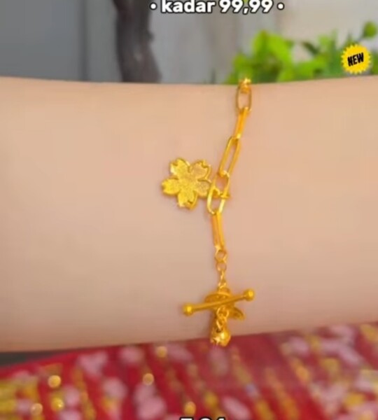 Gelang Kombinasi Rantai