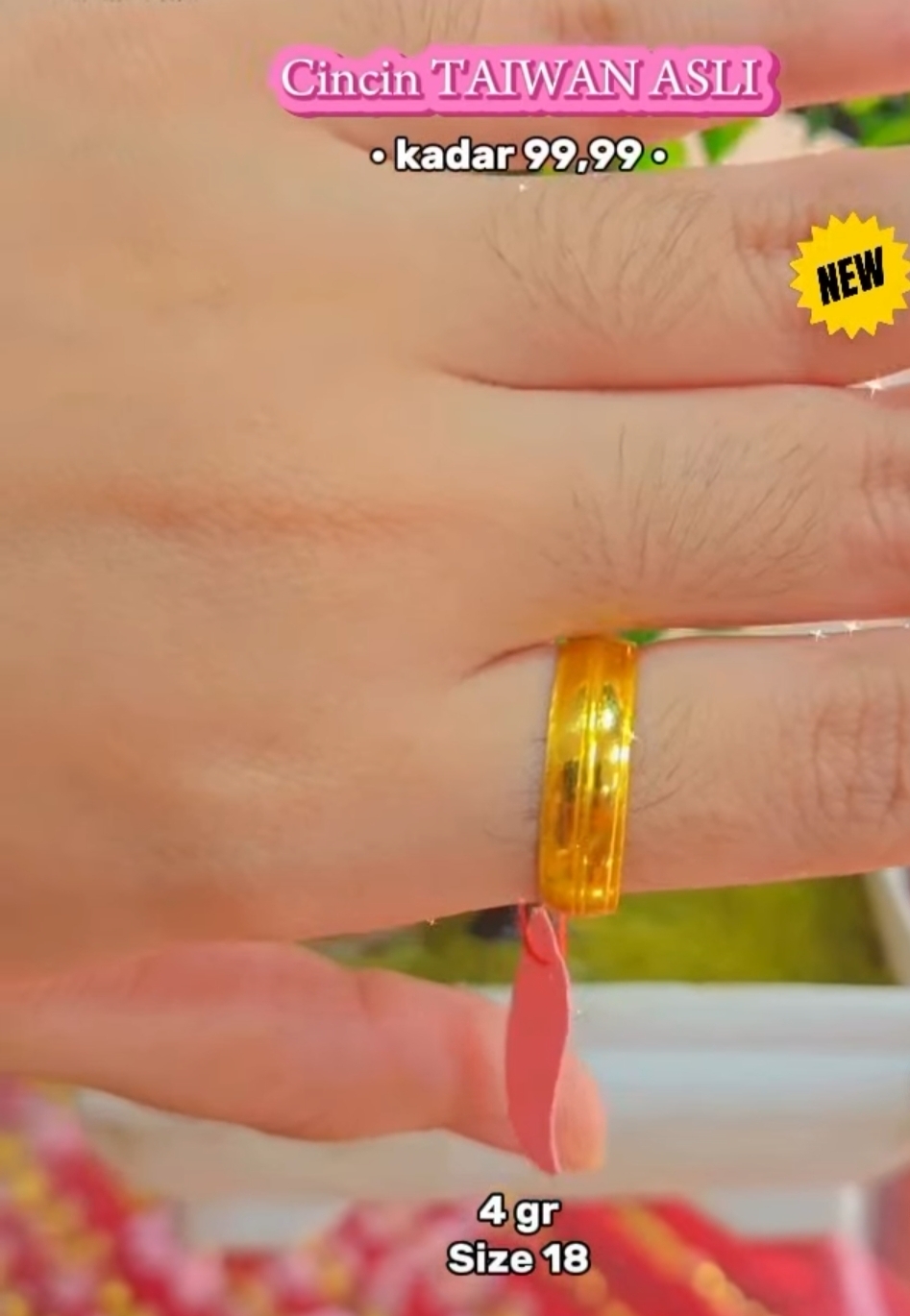 Cincin Taiwan Asli