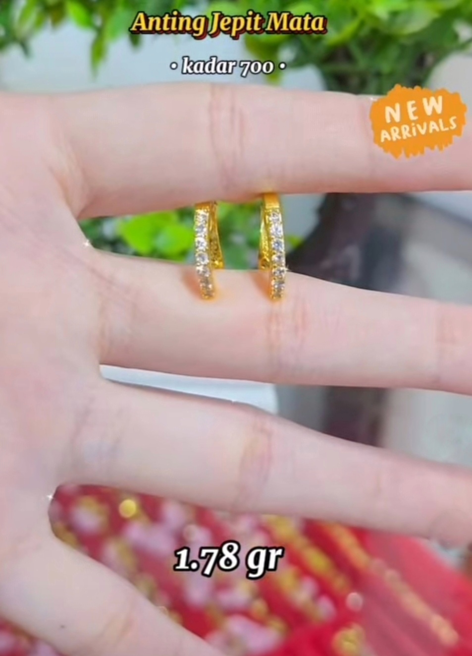 Anting Jepit Mata