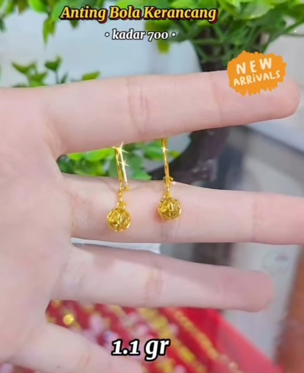 Anting Bola Kerancang