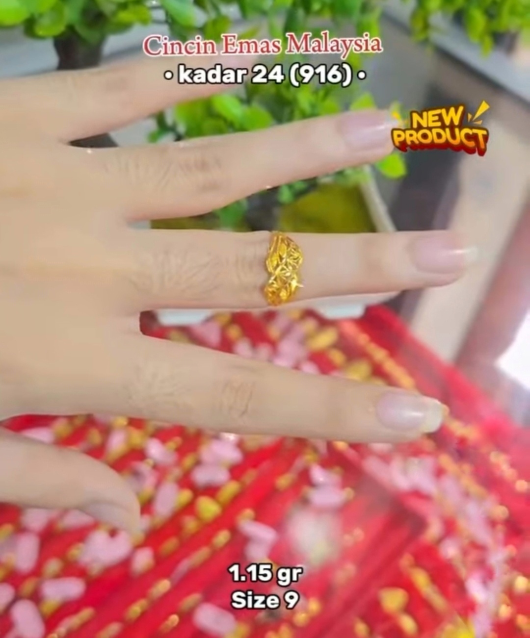 Cincin Emas Malaysia 916