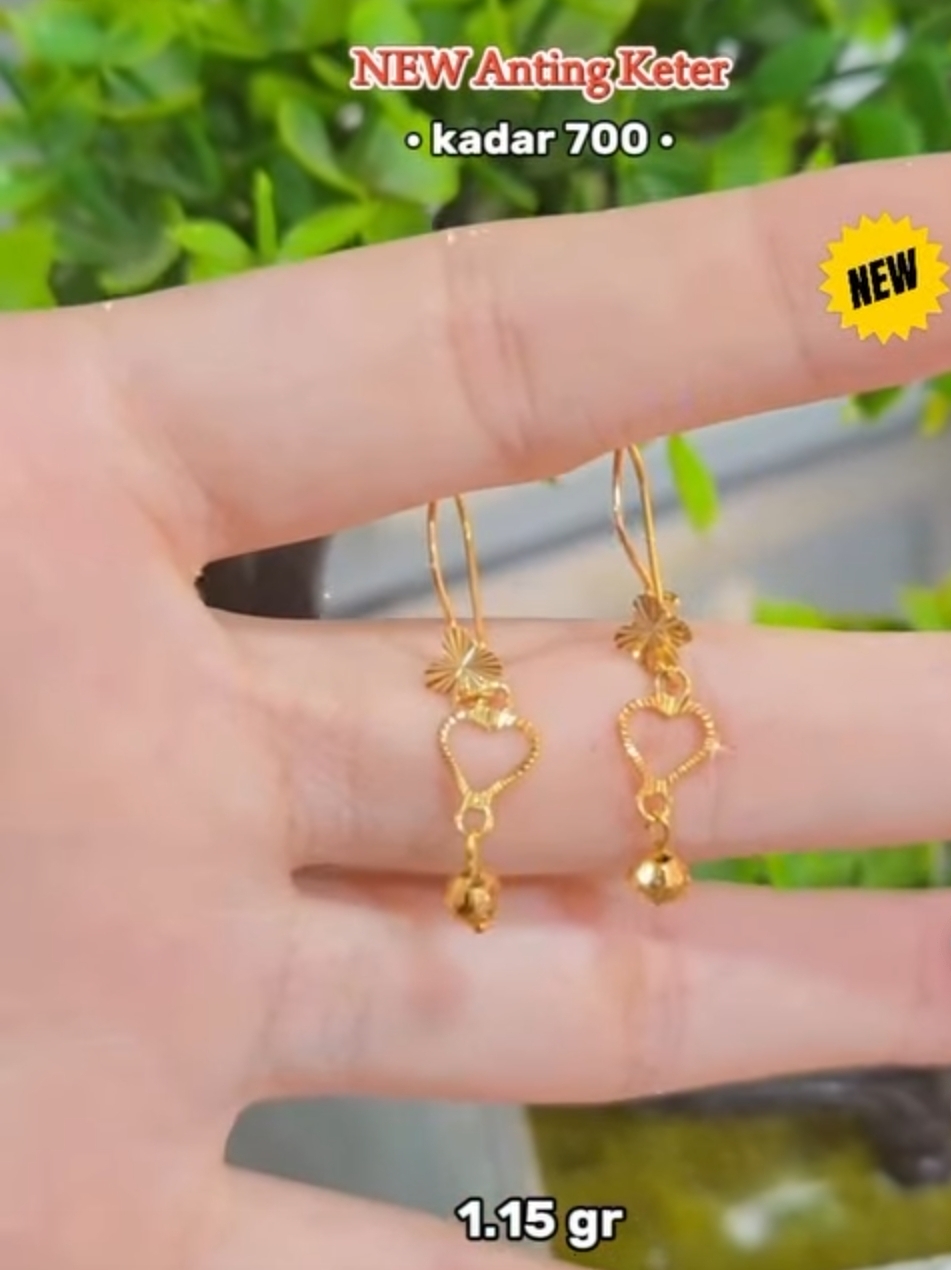 Anting Keter Bunga Hati
