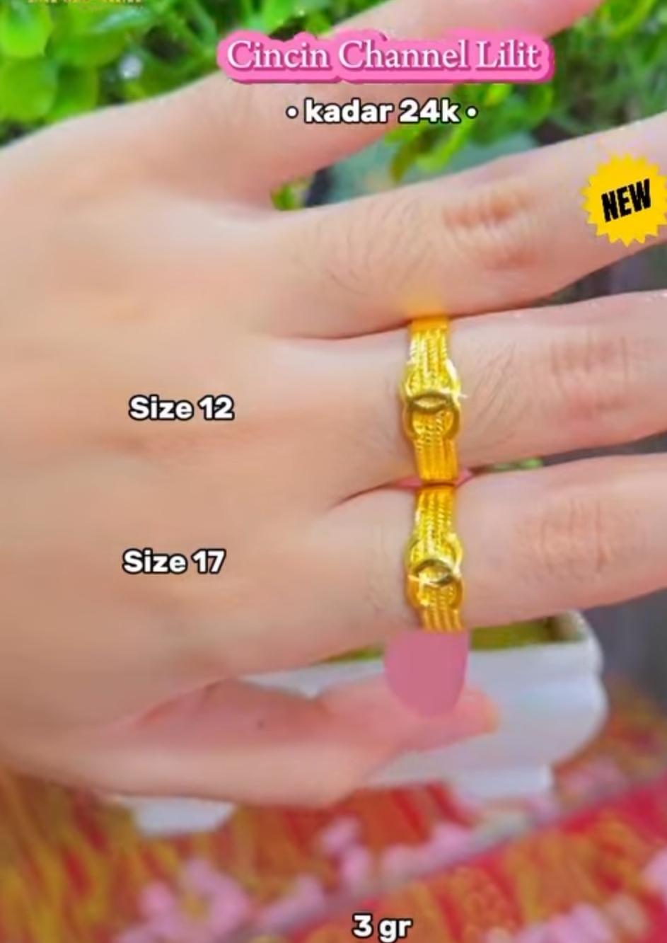 Cincin Chanel Lilit