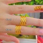 Cincin Anyaman Tetes