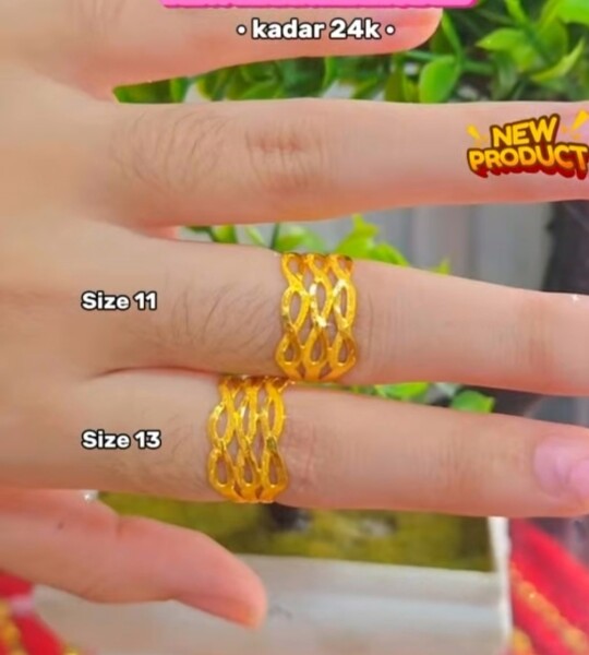 Cincin Anyaman Tetes