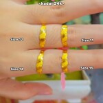 Cincin Keong Pasir 24k