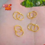 Anting Ring Polos 24k