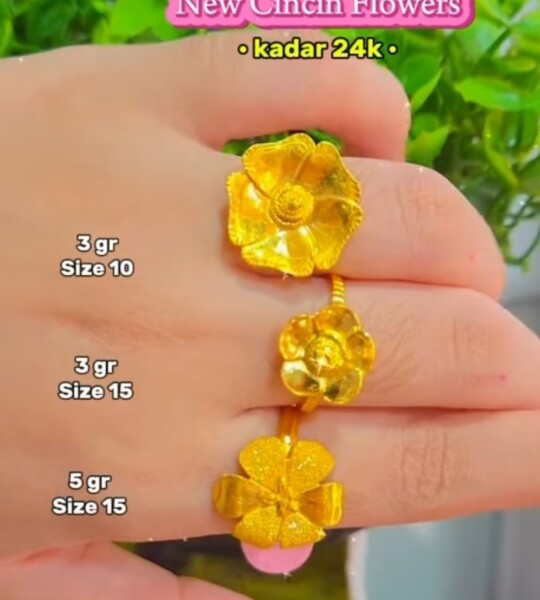 Cincin Bunga
