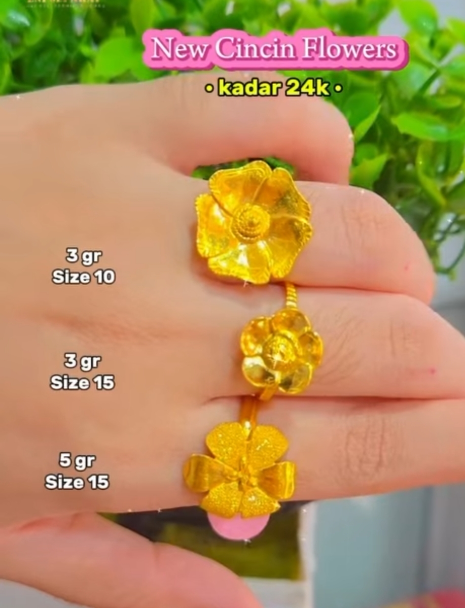 Cincin Bunga