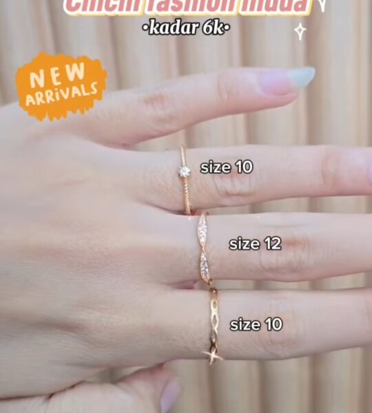Cincin Fashion 6k