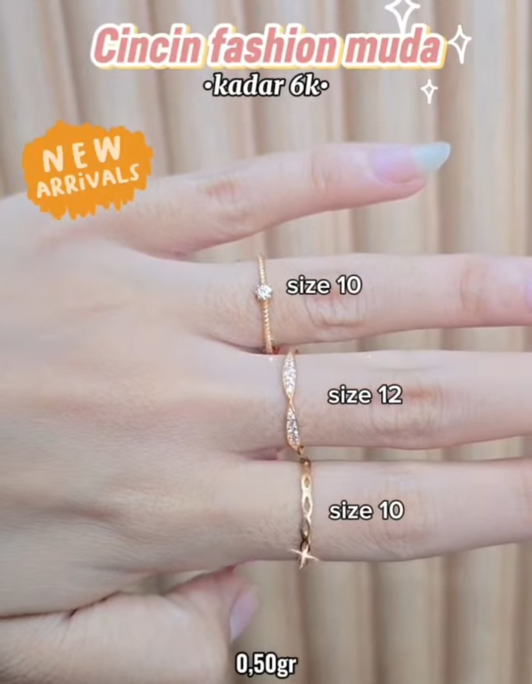 Cincin Fashion 6k