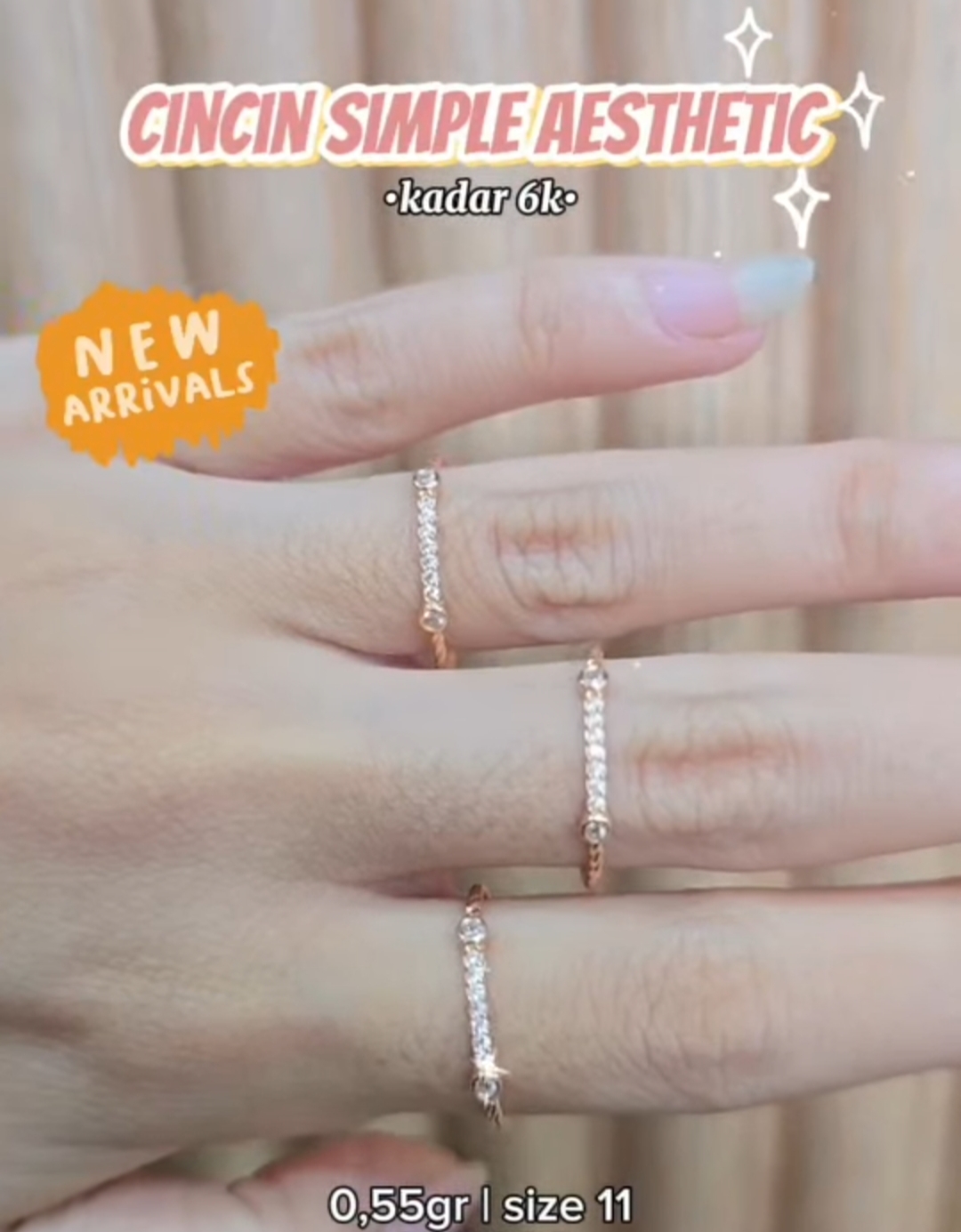 Cincin Simpel Aesthetic 6k