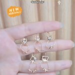 Glimmer Heart Earrings