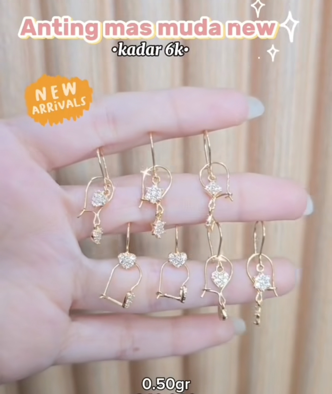 Sparkle Dangel Earrings 6k