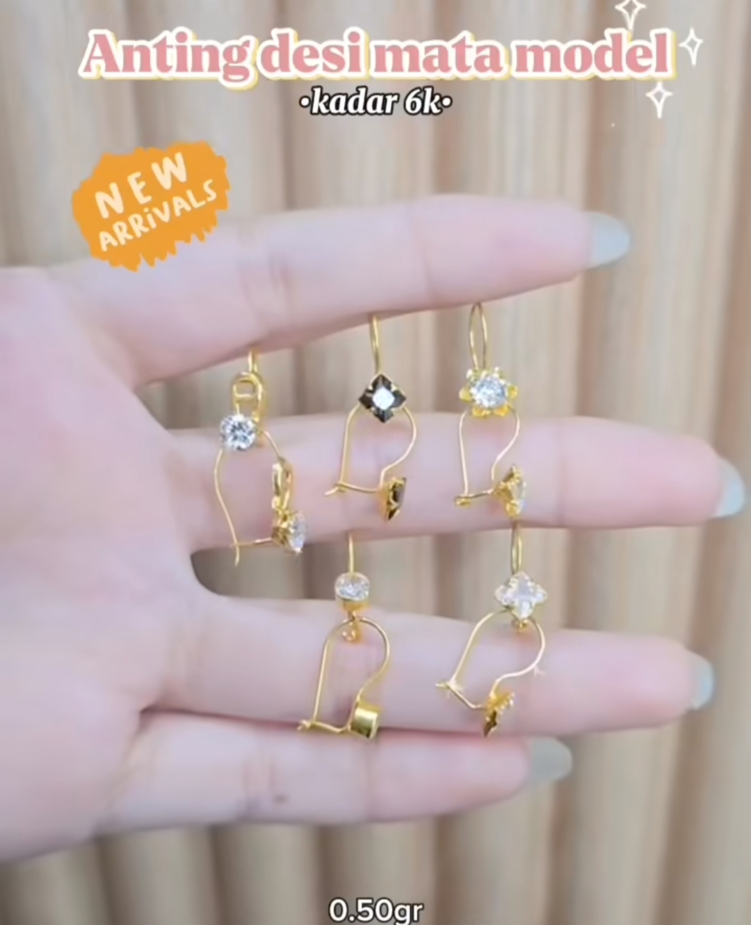 Anting Desi Mata 6k