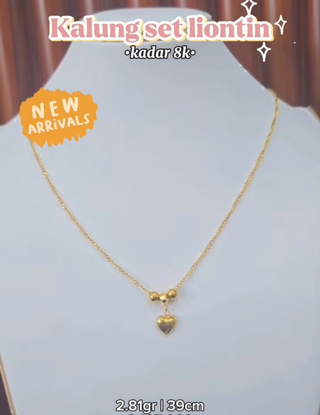 Gleam Of Love Necklace 8k