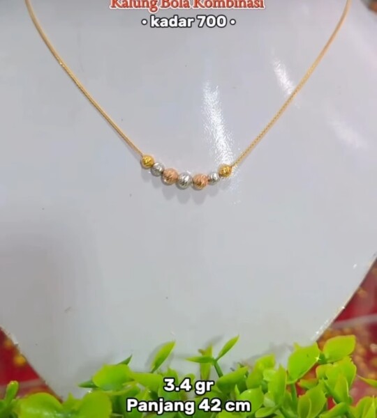 Kalung Bola Kombinasi