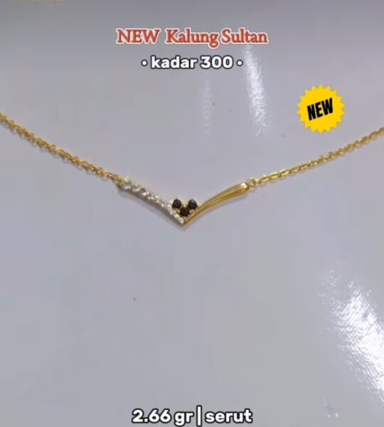 Sultan Noir Necklace 6k
