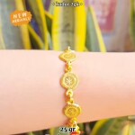 Golden Star Bracelet 24k