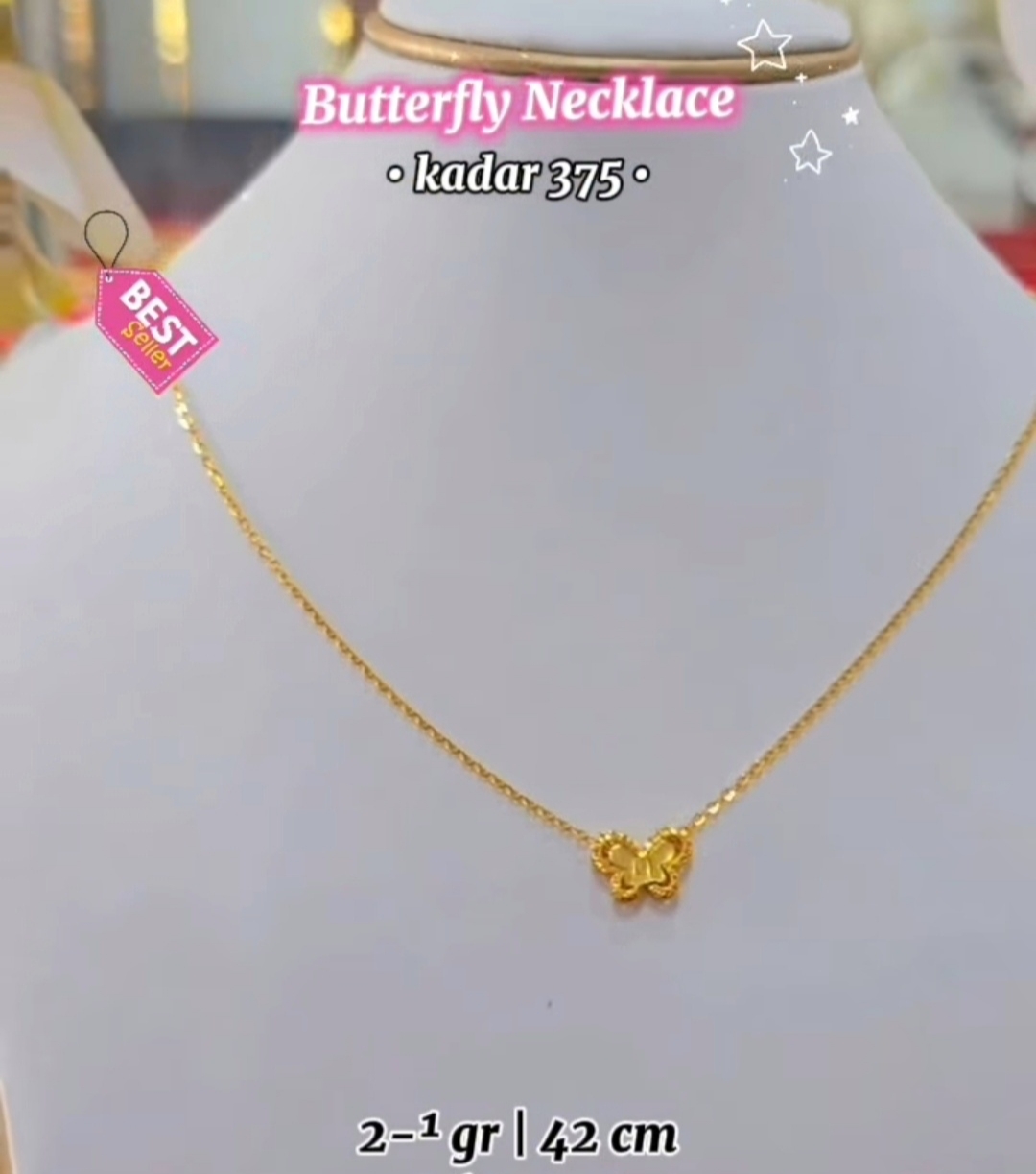 Butterfly Necklace 375