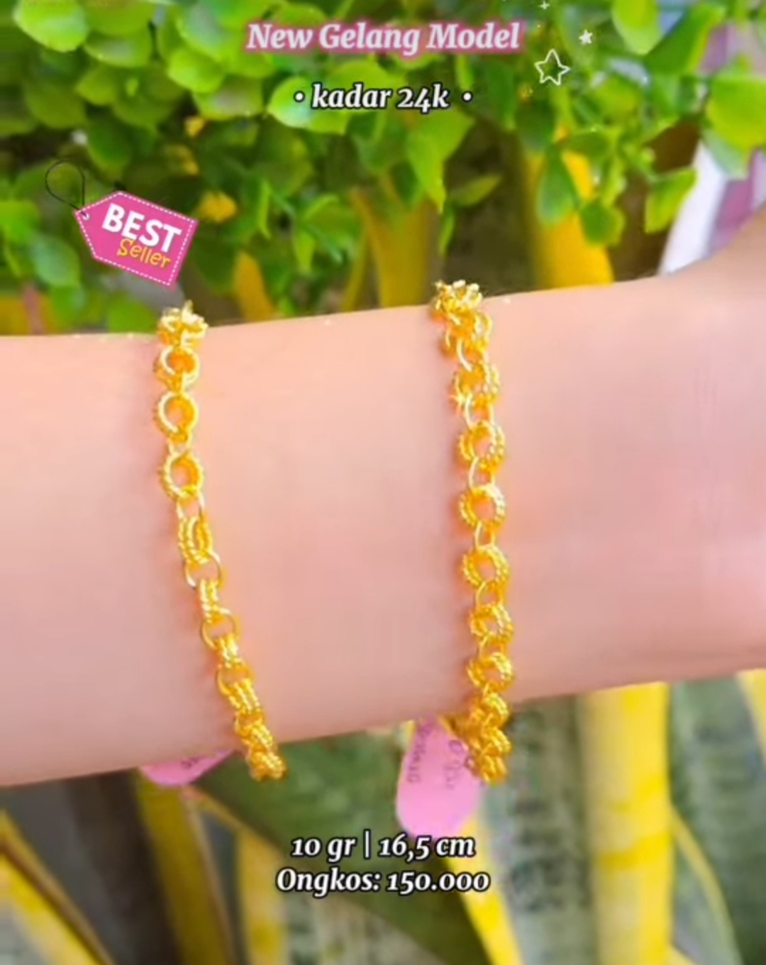 Aurora Loop Bracelet 24k